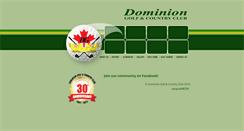 Desktop Screenshot of dominiongolf.com